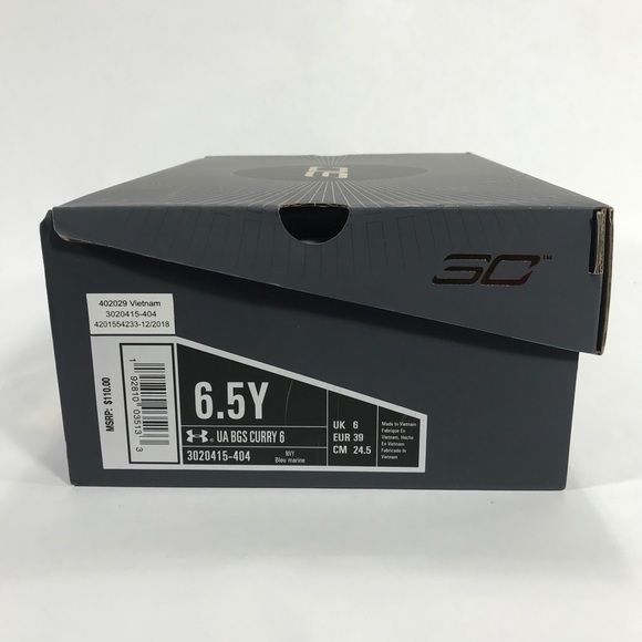 Under Armour Curry Underated Size 6.5Y - Picture 8 of 11